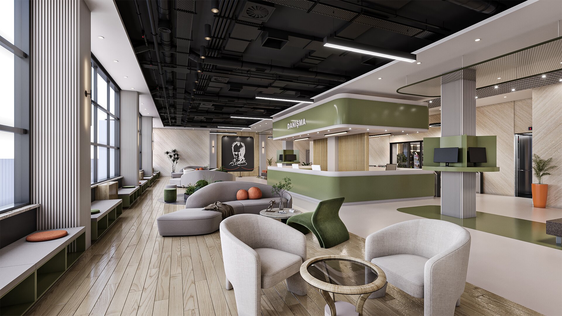 Erciyes Üniversitesi - Kadir Has Kütüphanesi Renovasyon - Görsel