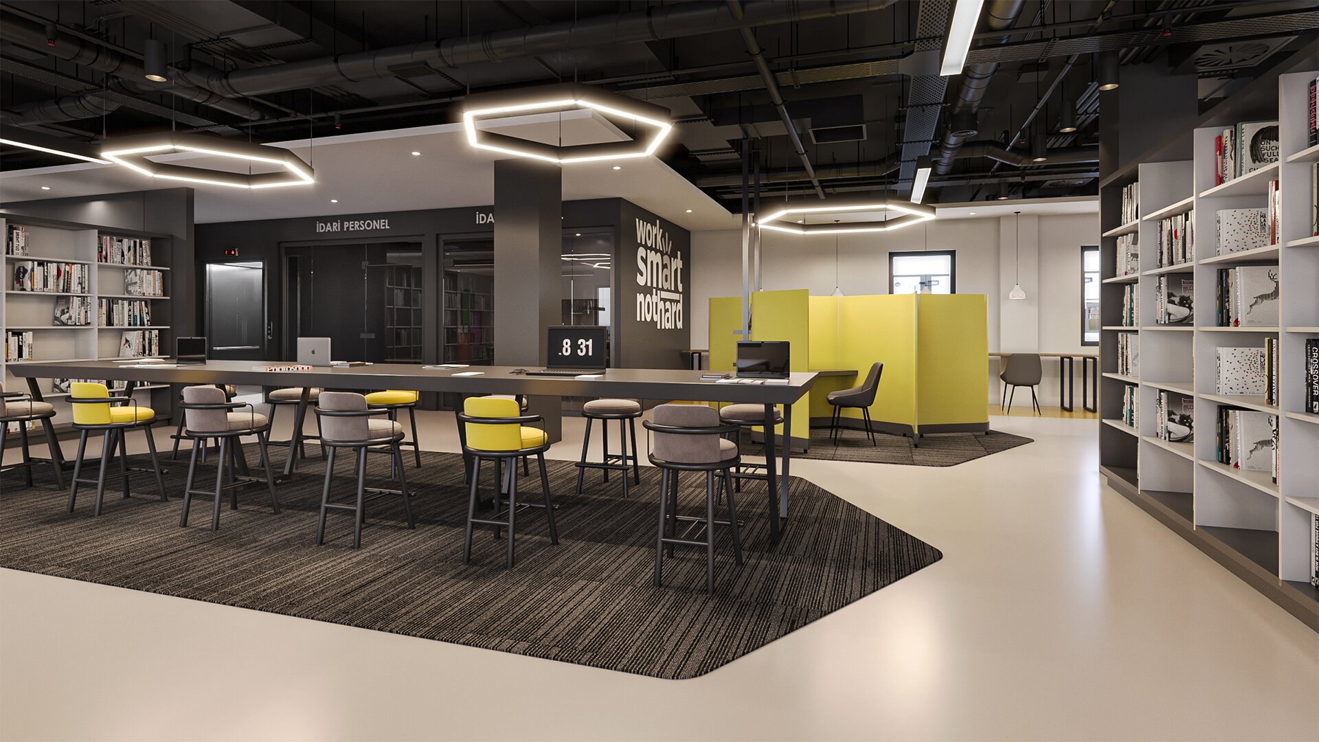 Erciyes Üniversitesi - Kadir Has Kütüphanesi Renovasyon - Görsel