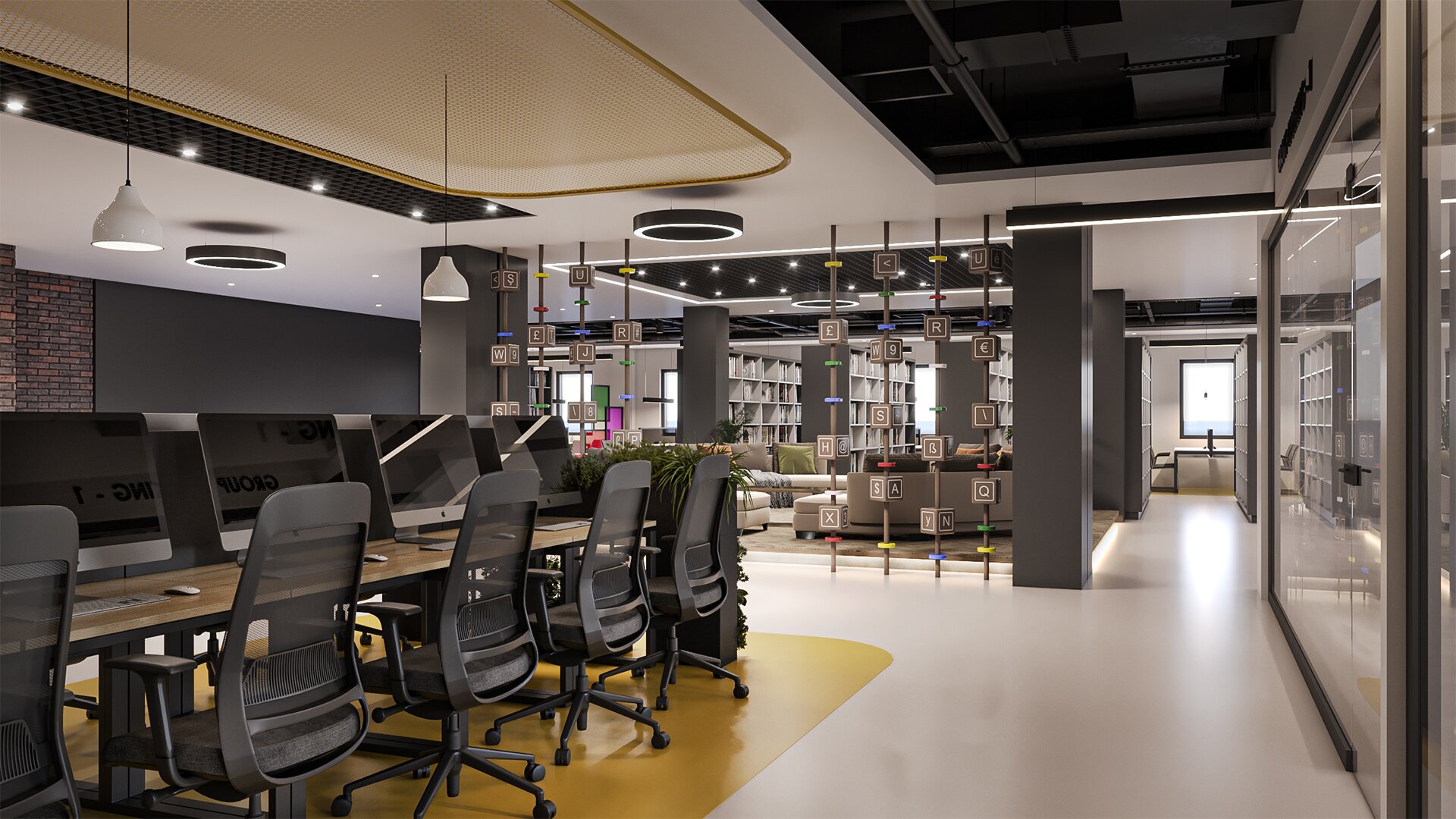 Erciyes Üniversitesi - Kadir Has Kütüphanesi Renovasyon - Görsel