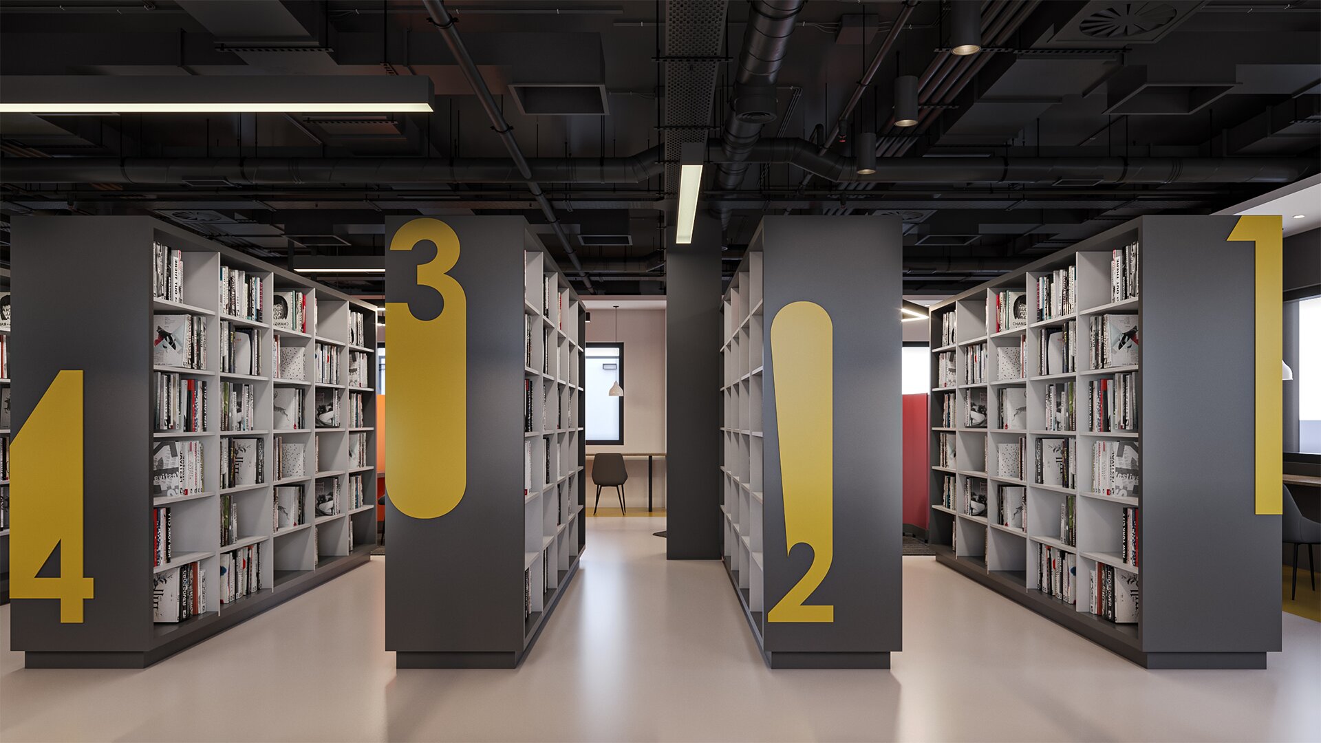 Erciyes Üniversitesi - Kadir Has Kütüphanesi Renovasyon - Görsel